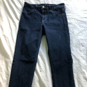 Basic blue skinny jeans